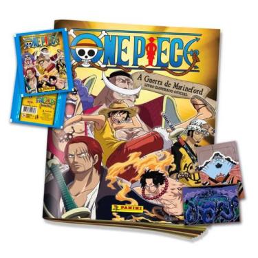 Imagem de Album De Figurinhas One Piece A Guerra De Marineford + 20 Envelopes -