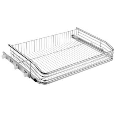 Imagem de Gaveta Deslizante Aramada Multiuso com Corrediça para Cozinha para Frutas Fruteira