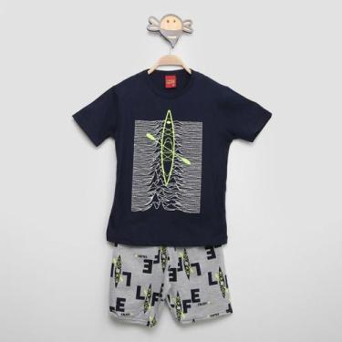 Imagem de Conjunto Infantil Kyly Remo Camiseta + Bermuda Menino