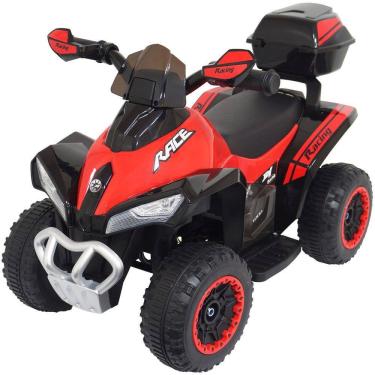 Imagem de Mini Quadriciclo Moto Elétrica Criança Infantil Bateria 6V Luz Som Bivolt Brinqway BW-129