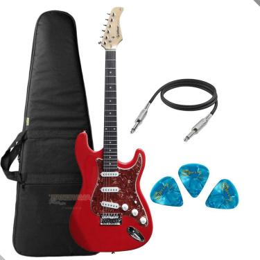 Imagem de Guitarra Stratocaster Waldman St111 Rd + Kit