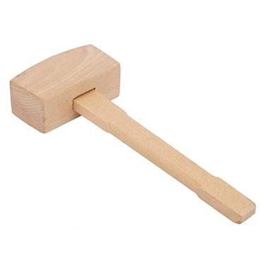 Imagem de Martelo de madeira de carpinteiro profissional ferramenta 100% para marcenaria com face angular