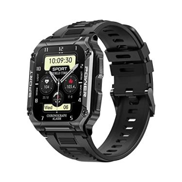 Imagem de Daconovo NX6 1.95'' Smartwatch Chamada Relógio igente com BT5.1 IP68 À Prova D' Água Rastreador Relógio Multifuncional MP3 Music Watch Compatível com Android iOS