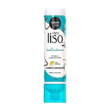 Imagem de Salon Line, Condicionador, Meu Liso, Hialurônico, Hidrata e Preenche, Vegano - Cabelos Lisos, 300 ml