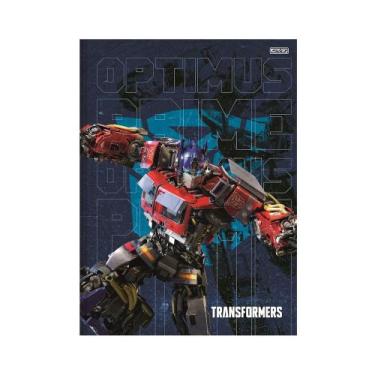 Imagem de Caderno Brochura 1/4 Transformers - Optimus Prime - 80 Folhas - São Do