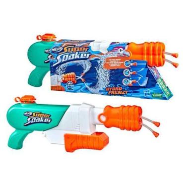 Imagem de Nerf - Lancador de Agua - Super Soaker Hydro Frenzy 3 em 1 - 2 Tubos Frontais (F3891) HASBRO