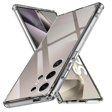 Imagem de Capa Capinha Com Bordas Anti Impacto Compatível Com Samsung Galaxy S24 Ultra Tela de 6.8 Polegadas (Hard Glass Store)