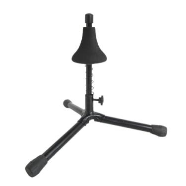 Imagem de Dynwave Suporte de trompete base estável tripé titular instrumento vento acessório músico presente leve clarinete suporte profissional