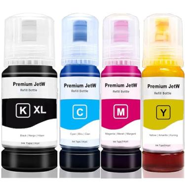 Imagem de 4x Tinta Stkink Para Impressora Xl L3150 L3210 L3110 L5190 L5290 L3250