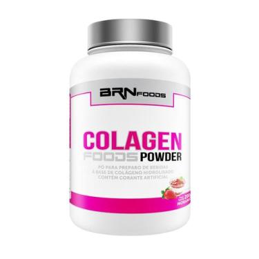 Imagem de Colágeno - Colagen Foods Powder 200 G - Sabor Morango  Brnfoods - Br N
