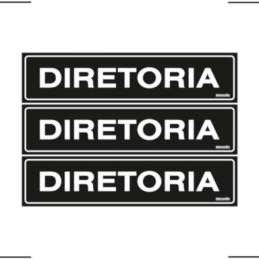 Imagem de Combo 3 Placas De Sinalização Diretoria 30x7 Ekomunike - A-418 F9e