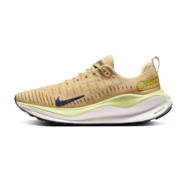 Imagem de NIKE Tênis masculino React Infinity Run Flyknit 4, gergelim, tinta roxa, dourado, Tinta roxa gergelim, ouro polido, 10