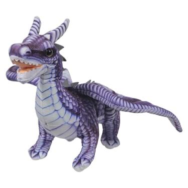 Imagem de Dragão De Pelúcia Realista Brinquedo Decoração 40cms (Roxo)