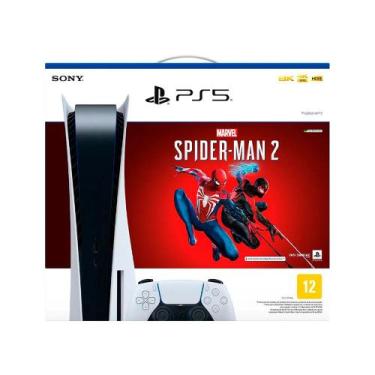 Imagem de Console Sony Playstation 5 Ps5 Midia Física Marvel's Spider-Man 2