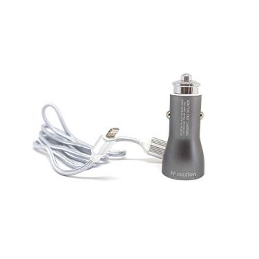 Imagem de Tomada Car Charger 2 USB 3.0A Cabo Iphone H407Q Cinza, H Maston, 37852339, Cinza