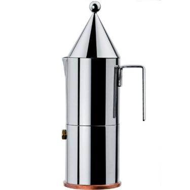Imagem de Alessi Cafeteira expresso La Conica, 6 xícaras, prata