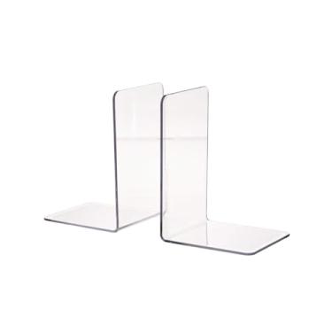 Imagem de Suporte Aparador Apoio De Livros Organizador Bibliocanto Kit Cor Crystal Marca S.R.A