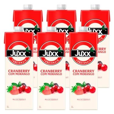 Imagem de Suco ‎Juxx Funcionais de Cranberry com Morango 1l 6un