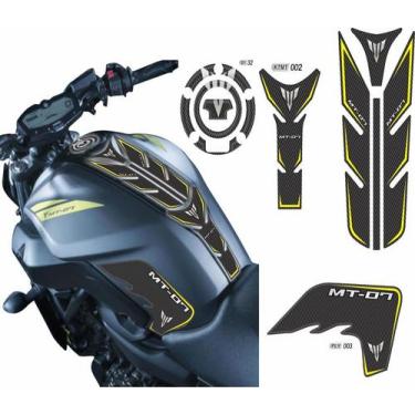Imagem de Adesivo Protetor Lateral+Tankpad e Bocal Yamaha MT 07 Kit 02 - Resitan