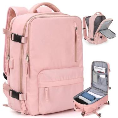 Imagem de Mochila Impermeavel Porta Notebook Acolchoada Saida Usb Porta Tenis La