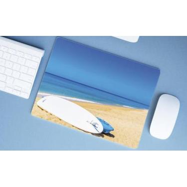 Imagem de Mouse Pad Emborrachado Personalizado Grande Náutico Oceania Praia Mar 