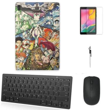 Imagem de Adesivo Galaxy Tab S8 Sm-X7068 Pokémon 3/Tecl/Mou/Can/Pel - Skin Zabom