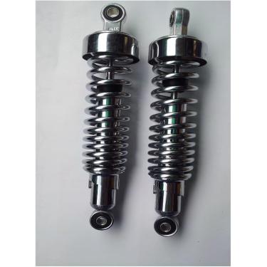 Imagem de Suspensão traseira de motocicleta, cromada, 300mm 305mm 310mm 8mm, amortecedor de mola para intruder400 virago xv 250 535 en 500 vn500 vn800