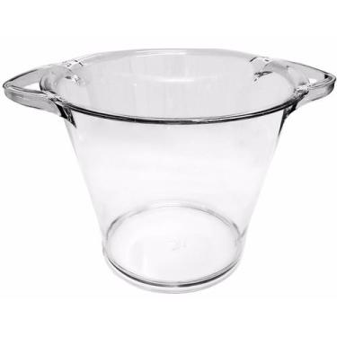 Imagem de Balde De Gelo Acrílico 5lts Balde Bebidas Gelo Combo - Liso - JRMarket