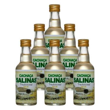 Imagem de Miniatura Cachaça Salinas 50ml 6 Unidades