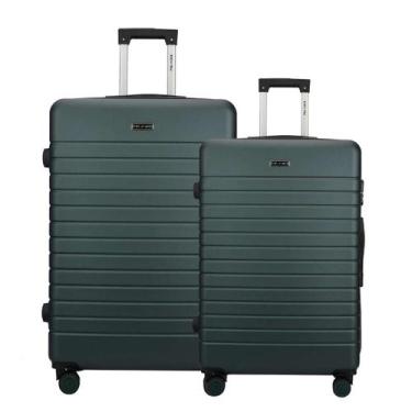 Imagem de Conjunto 2 Peças Mala Viagem P 10kg + M 23kg 360º Abs Mundi Athenas MD