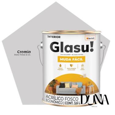 Imagem de Tinta Glasu Muda Fácil Antimofo Econômica Cromio 3,6L