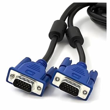 Imagem de Cabo VGA 3 Metros Monitor Pc Projetor Tv Lcd com Filtro - Exbom