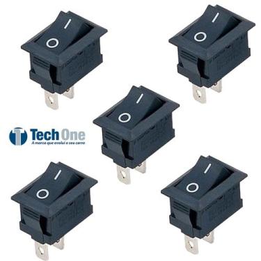 Imagem de KIT com 5 Botões Tic Tac KCDI Retangular - Tech One