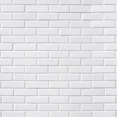 Imagem de Papel de Parede autocolante - Estilo Pedra tijolos Brancos modernos 3D