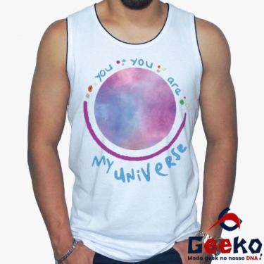Imagem de Regata Coldplay 100% Algodão You You Are My Universe Rock Alternativo 