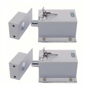 Imagem de 02 Trava Eletromagnética para Portão Automático 110V - RCG