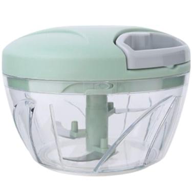 Imagem de Processador manual de alimentos, picador de legumes, alho para vegetais, frutas, salada, cebola, gengibre, nozes, ervas, etc