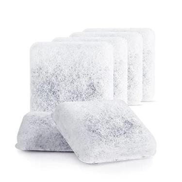 Imagem de Pacote com 6 filtros de substituição compatíveis com Petmate Mason, Petmate Replendish, Mason Gravity Pet Fountains - Filtros dispensadores de fonte de água para cães/gatos