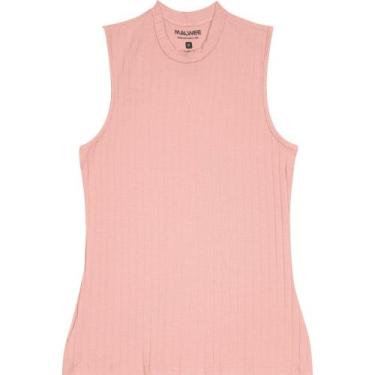 Imagem de Blusa Regata Feminina Canelada Malwee Ref. 66036, Rosa 1949, GG