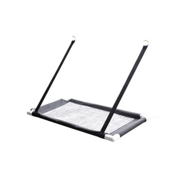 Imagem de Cama de rede para gatos, janela, poleiro, resfriamento, respirável, deck, janela, ventosas, assento, prateleiras para gatos, banho de sol, cama de rede para gatos, suporta até 10 kg, 22 libras