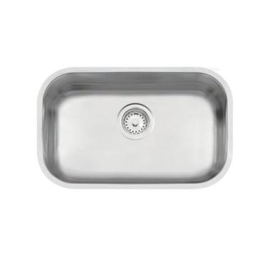 Imagem de Cuba de embutir Tramontina Lavínia 47 BL em aço inox acetinado 47x30 c