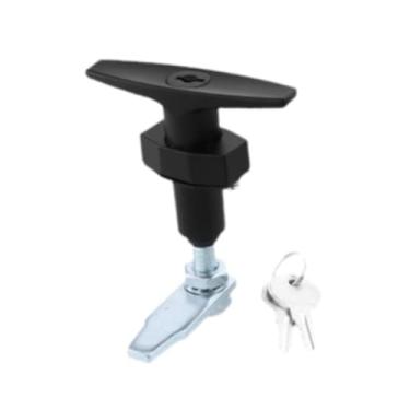 Imagem de Generic T lidar com kit de bloqueio trava da porta do reboque utilitário multifuncional com 2 chaves ferramentas caixa bloqueio segurança para rv porta do, Língua Longa, 8.2x6.2x9.8 Cm