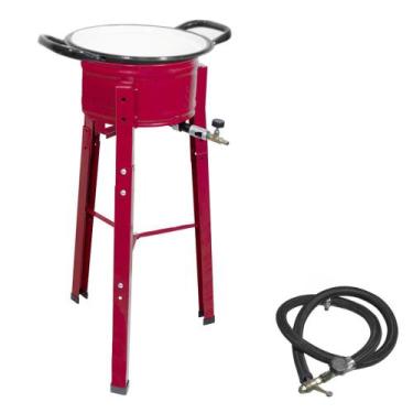 Imagem de Fritadeira Pasteleiro Fogão Industrial À Gás C/ Tacho Nº12 - ROA