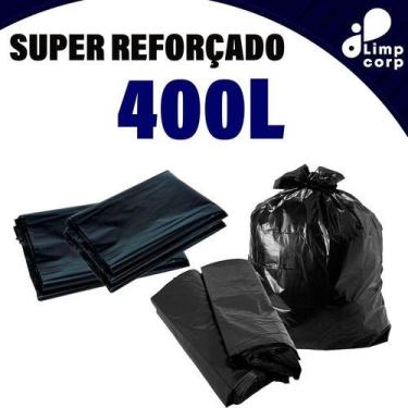 Imagem de Saco Para Lixo - 400 Litros - Super Reforçado - 100 Unidades - HIGIPAC