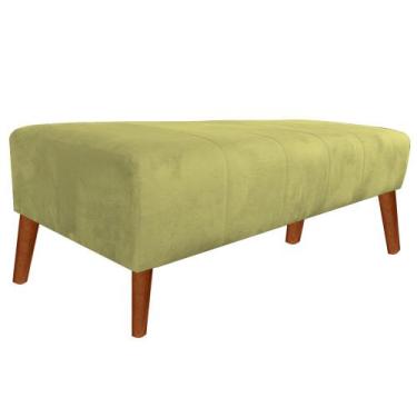 Imagem de Recamier Decorativo Quarto Sala Suede Hermes - Beatriz Decor , AMARELO