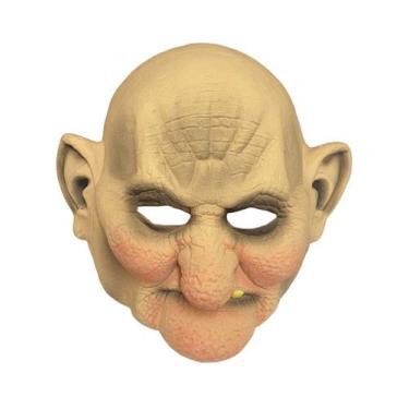 Imagem de Fantasia Máscara Senhor Idoso Careca de Látex Realista - Lynx produçõe