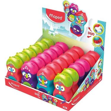 Imagem de Apontador com borracha loopy totem 1 furo  cores sortidas  - Maped