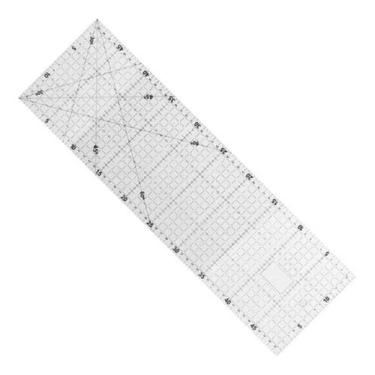 Imagem de Régua Corte 15x50cm 3mm Patchwork Cartonagem Scrapbook. - LAPIDARE, PA