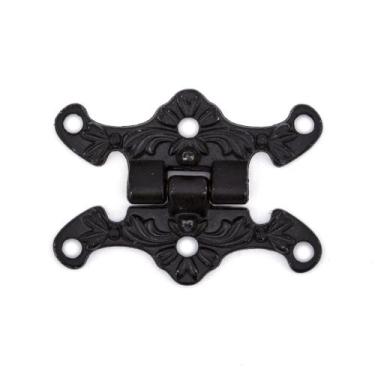 Imagem de Dobradiça Butterfly 4 Peças Metal Zamac Decoração Artesanato Caixas Md