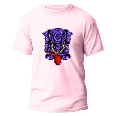 Imagem de Camiseta Algodão Premium Estampa Digital Elefante Ganesha - NoBrand, R